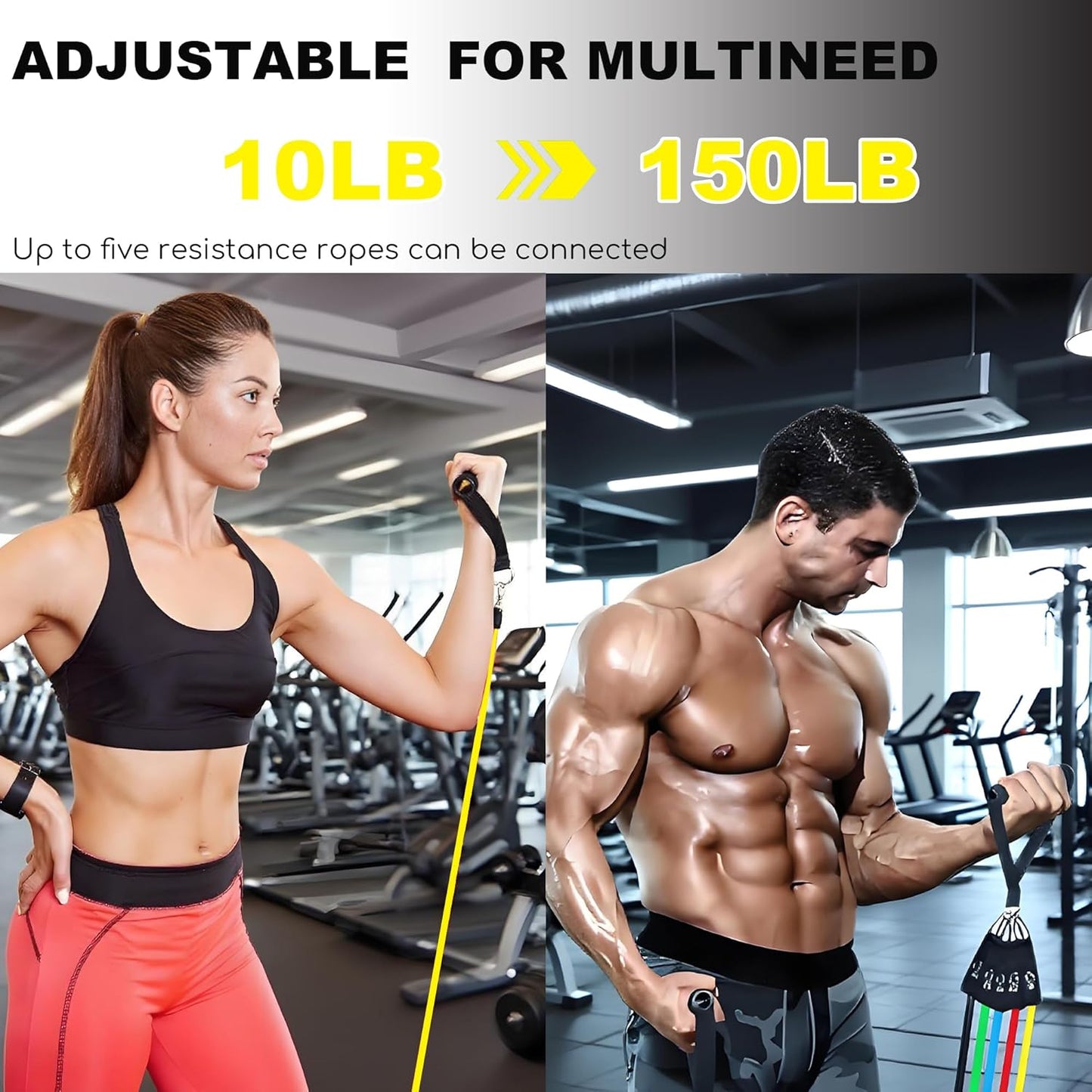 Resistance Bands Set with Door