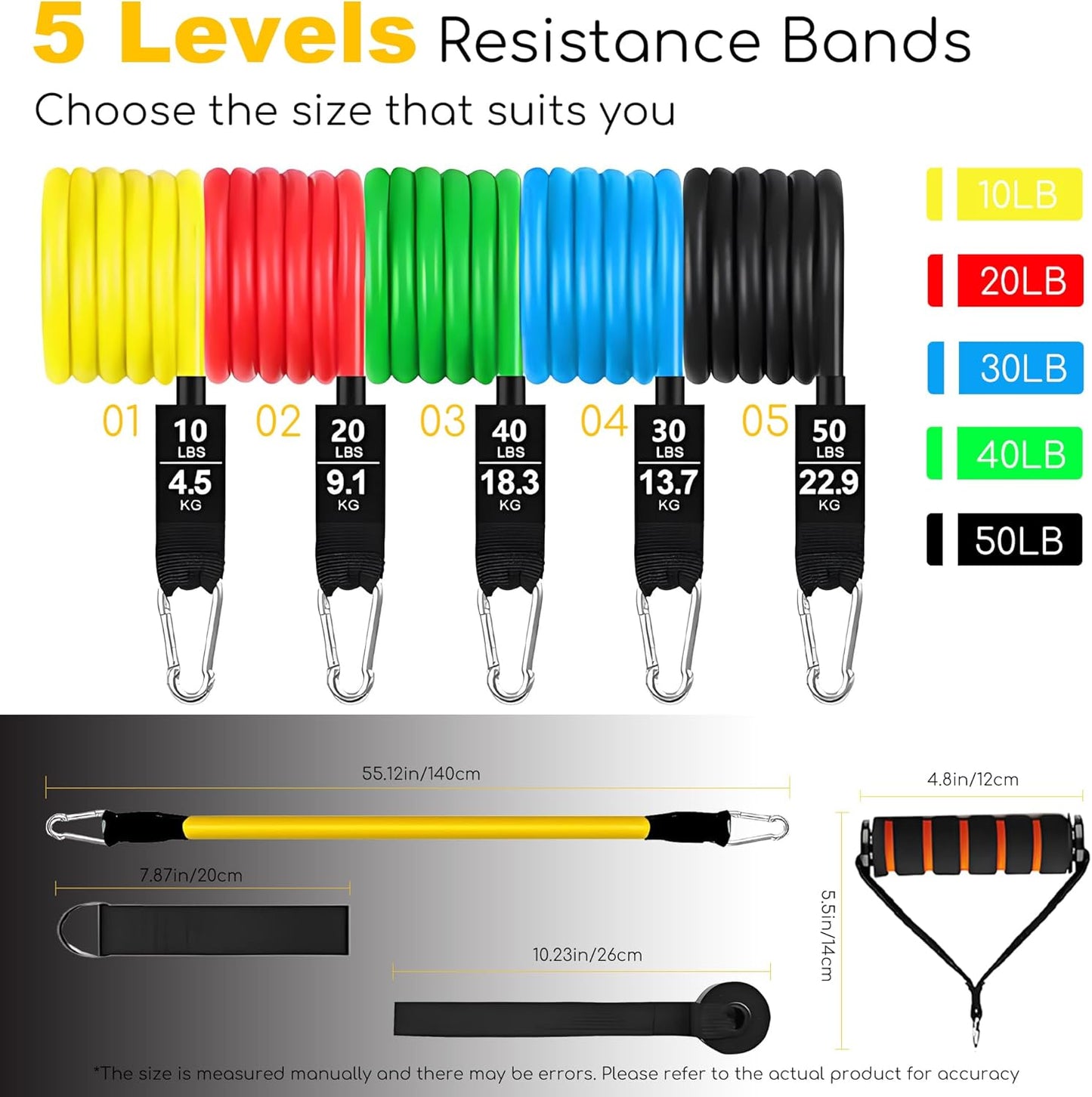 Resistance Bands Set with Door