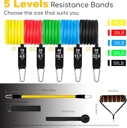 Resistance Bands Set with Door