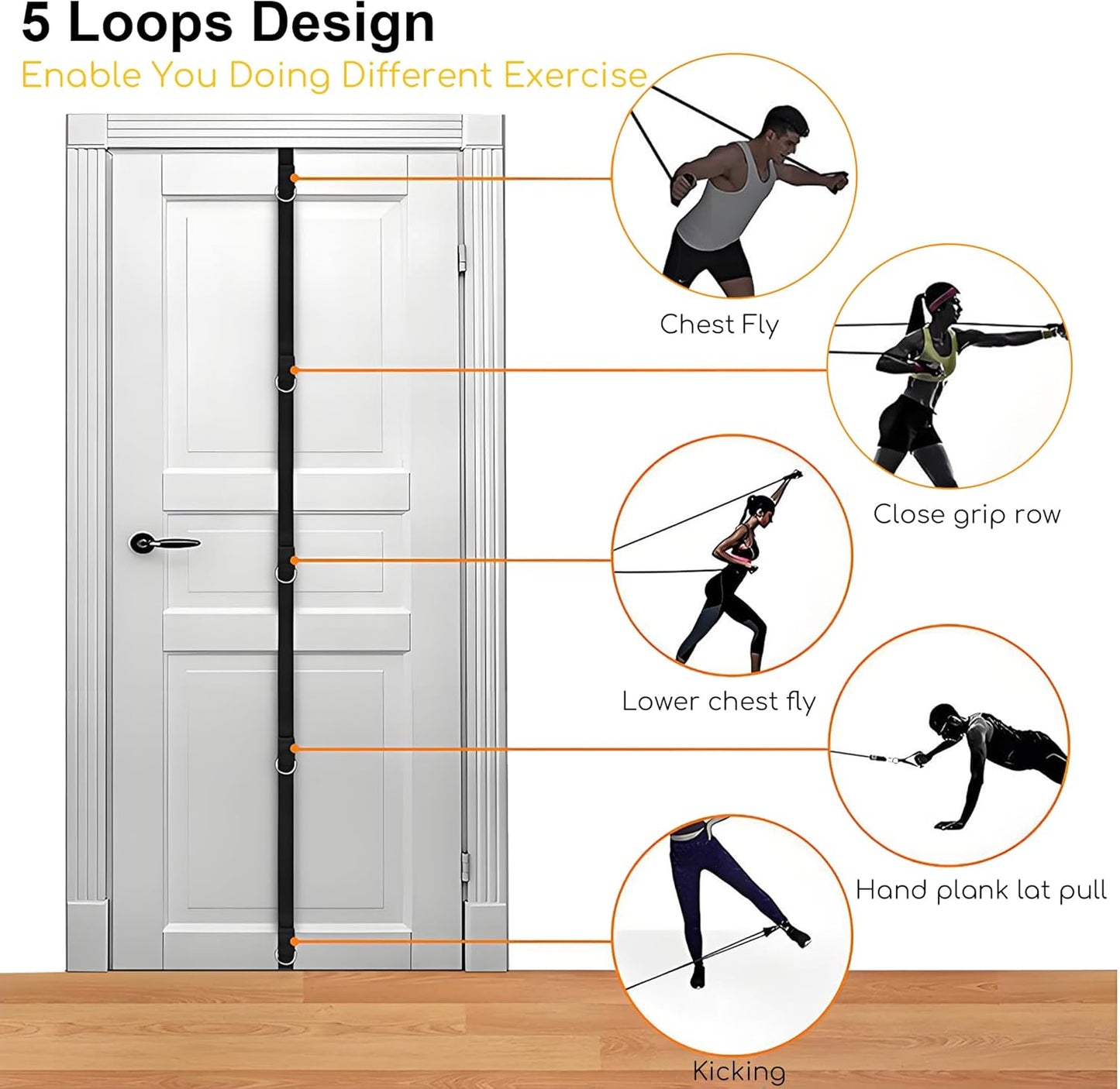 Resistance Bands Set with Door